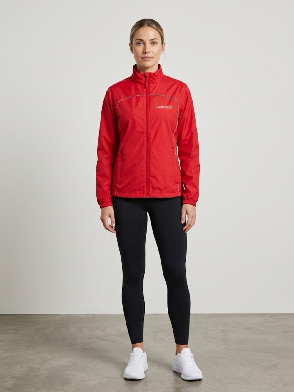 Gulfstream Women's Red Utility Jacket with Full Zip